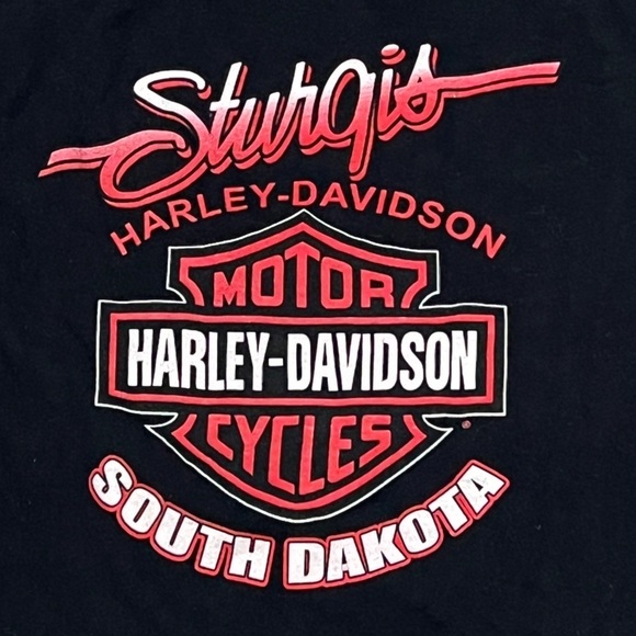 Harley-Davidson 2005 Sturgis Bike Ralley Crewneck Tee Top Shirt - Picture 4 of 7